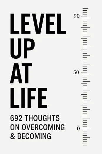 Level Up At Life self-help book by Australian author Ricky Browne